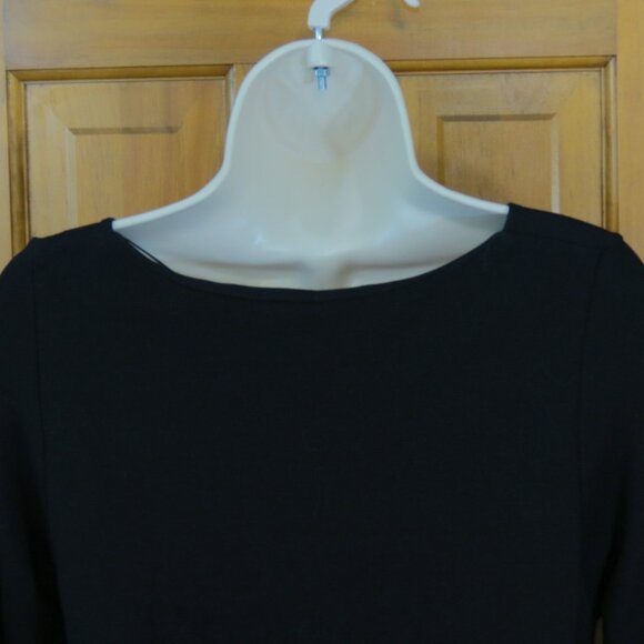 Zaraknit Black Shift Dress Short Sleeve Office Business Size Large - Picture 6 of 8